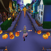 Play Angry Gran Run Halloween Village